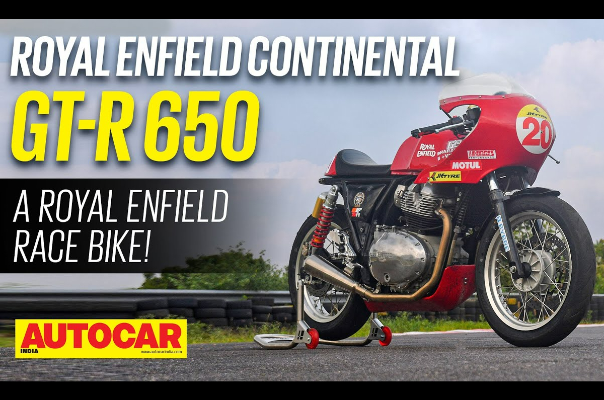 Royal Enfield Continental GT-R 650 video review. 